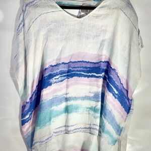 Chico's Pastel Tie-Dye Top